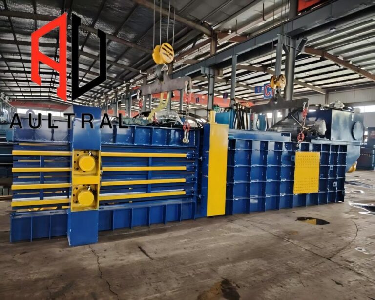 Fully Automatic Horizontal Hydraulic Baler Machine4