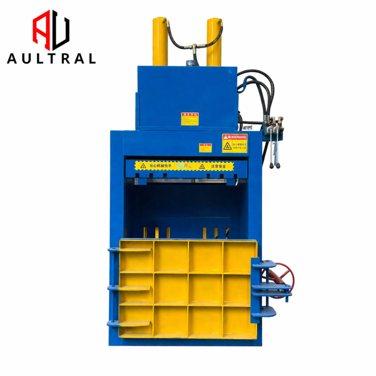 vertical metal baler2